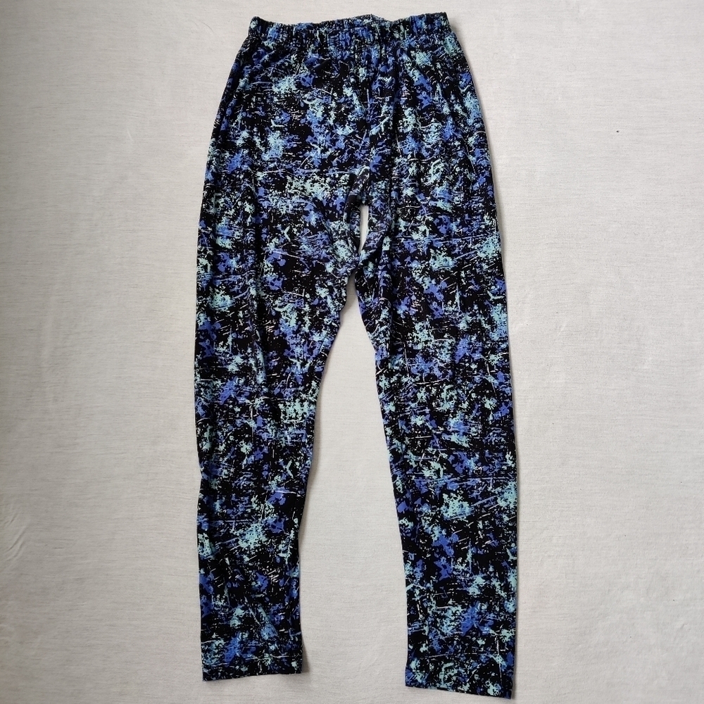 Sweetlegs splash space print leggings women's Large